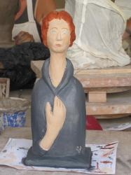 Buste femme d'après Modigliani